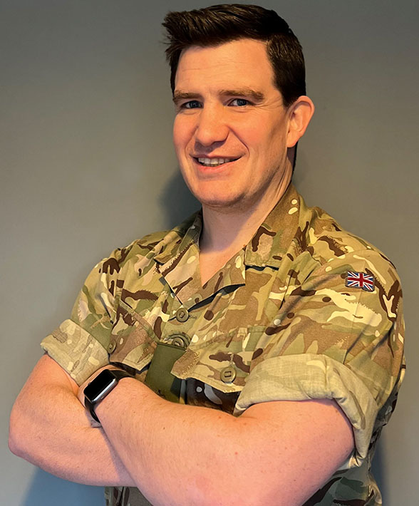 DSET Armed Forces Covenant Richard Varley in Uniform